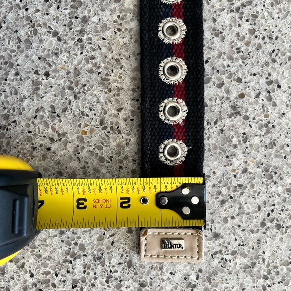 Beautiful Dog Collar Navy Blue and Burgundy - Picture 4 of 5